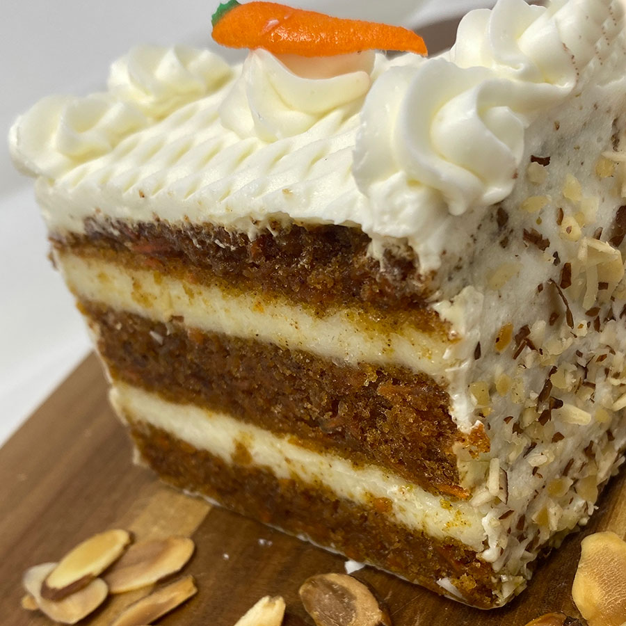 Carrot cake our eyes off of it!❤️ Order online our Baby Carrot cake, call  us at 800SUGAR (78427) or visit us @depachika.ae Nakheel… | Instagram