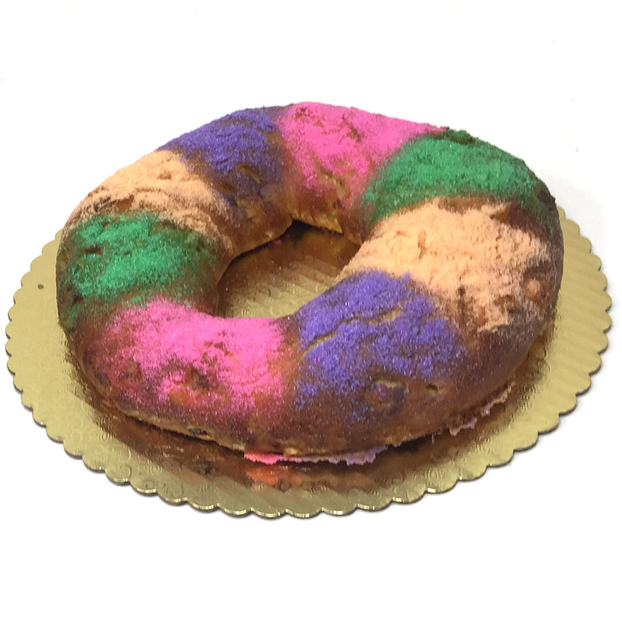 Blueberry and Cream Cheese Filled King Cake | A Dash of Sugar and Spice