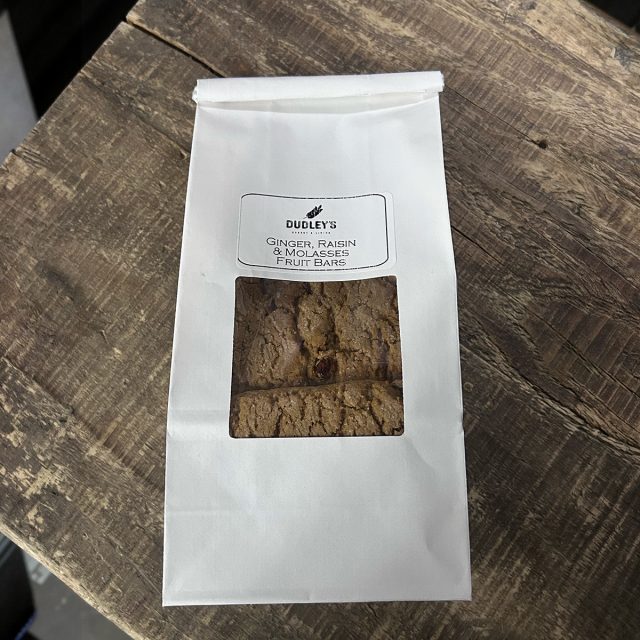 Ginger Raisin Fruit Bars